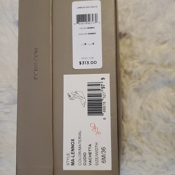 BCBGMazAzria Lennox Leather Wedge Sandals - Picture 4 of 9